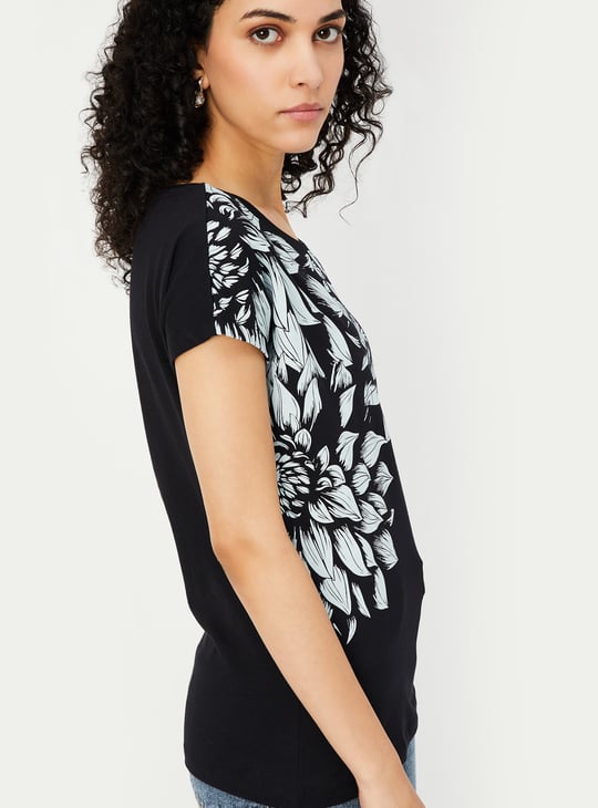 Women Floral Printed T-shirt