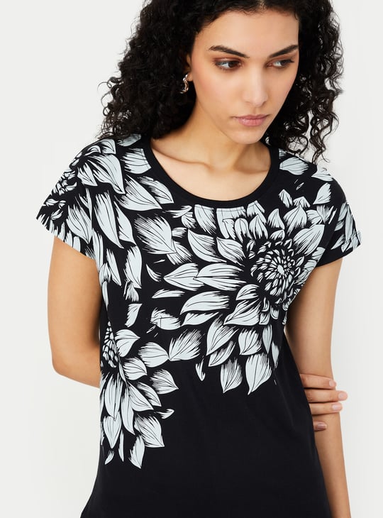 Women Floral Printed T-shirt