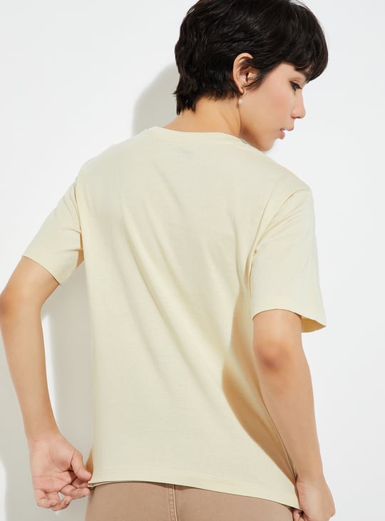 URB_N Women Printed Relaxed Fit T-shirt