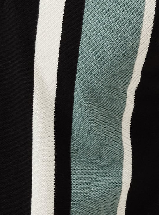 Men Striped Polo T-shirt