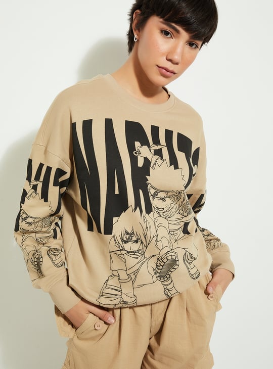 URB_N  Women Naruto Print Sweatshirt