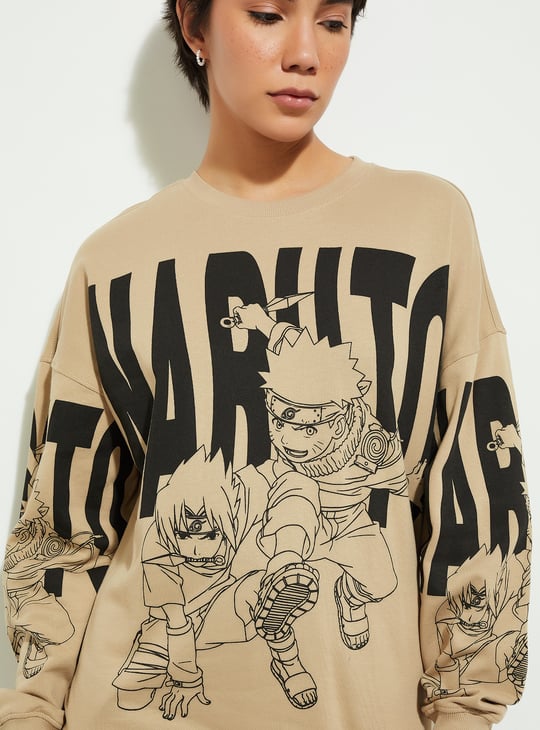 URB_N  Women Naruto Print Sweatshirt