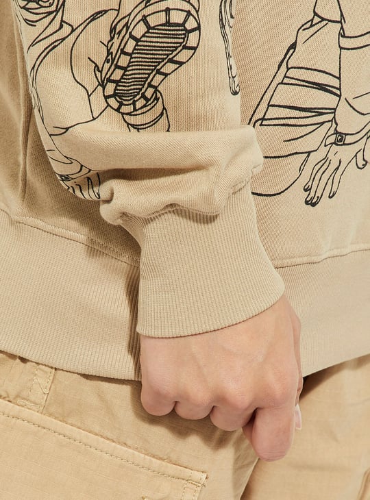 URB_N  Women Naruto Print Sweatshirt