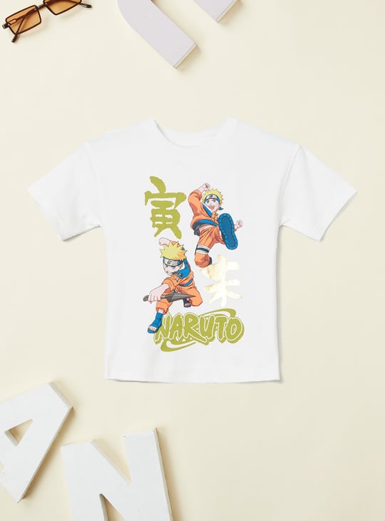 Boys Naruto Print T-shirt