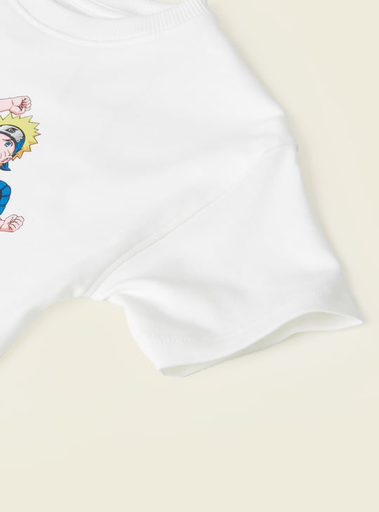 Boys Naruto Print T-shirt