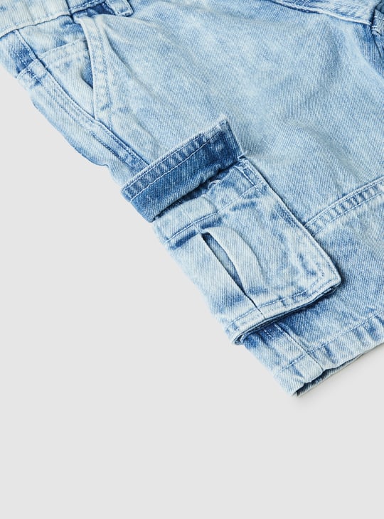 Boys Washed Cargo Jorts