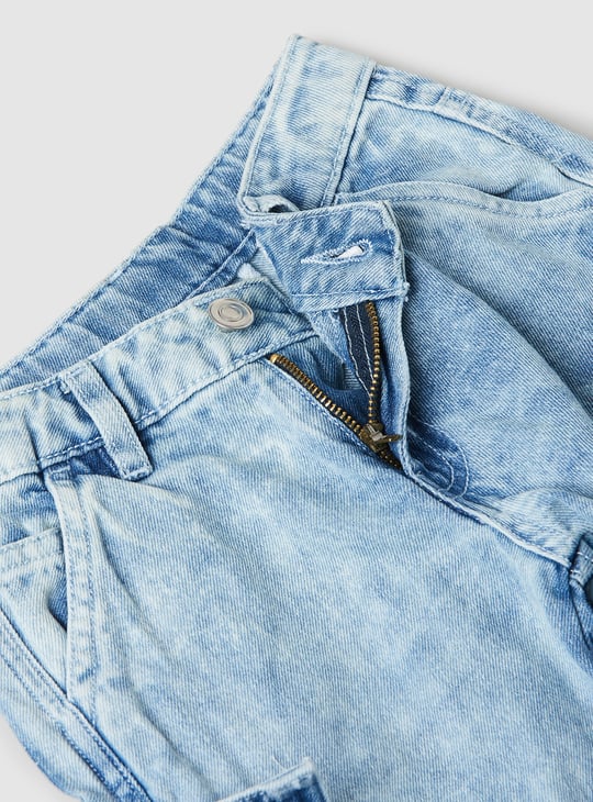 Boys Washed Cargo Jorts