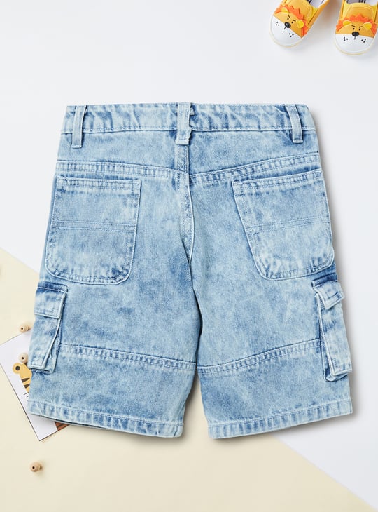 Boys Washed Cargo Jorts