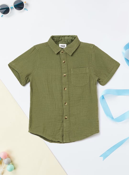 Boys Textured Shirt