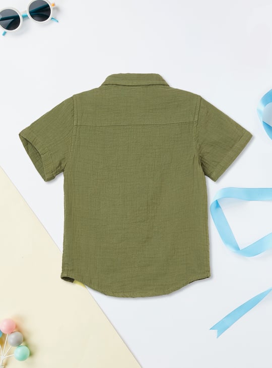 Boys Textured Shirt