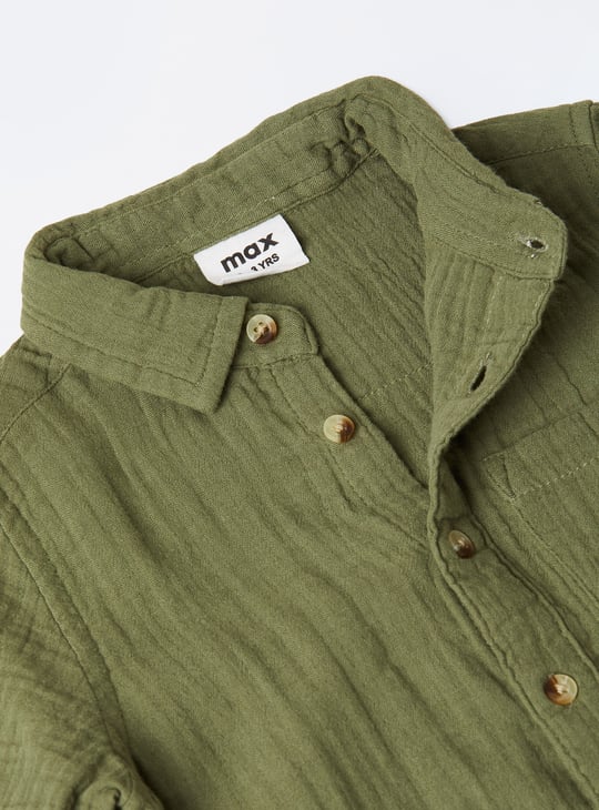 Boys Textured Shirt