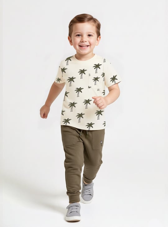 Boys Printed Jogger Set