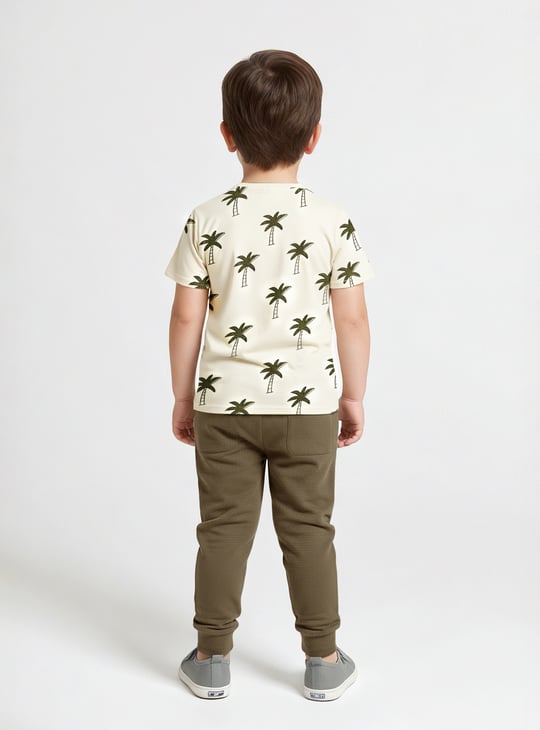 Boys Printed Jogger Set