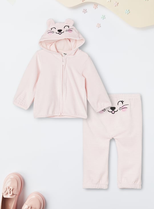 Girls Applique Joggers Set