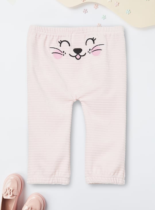 Girls Applique Joggers Set