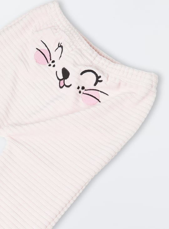 Girls Applique Joggers Set