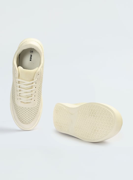 Men Mesh Lace Up Sneakers