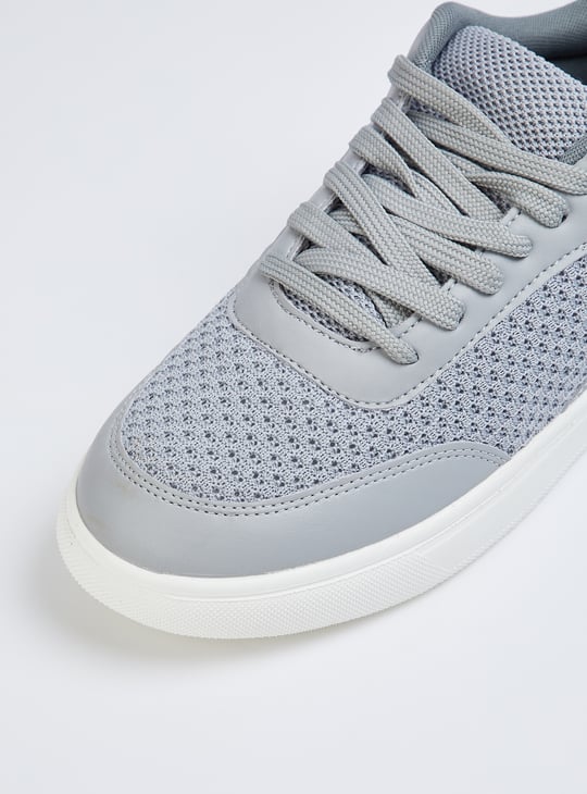 Men Mesh Lace Up Sneakers