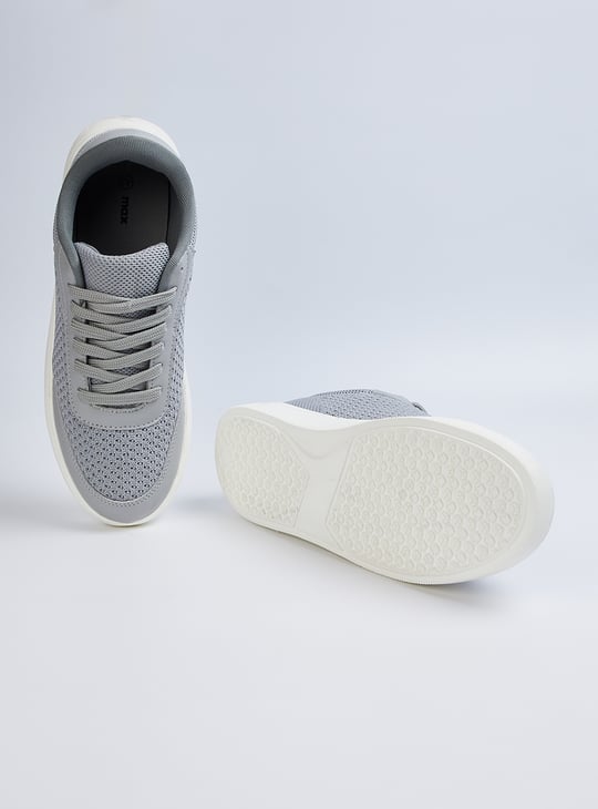 Men Mesh Lace Up Sneakers