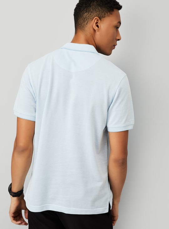 Men Solid Polo T-shirt