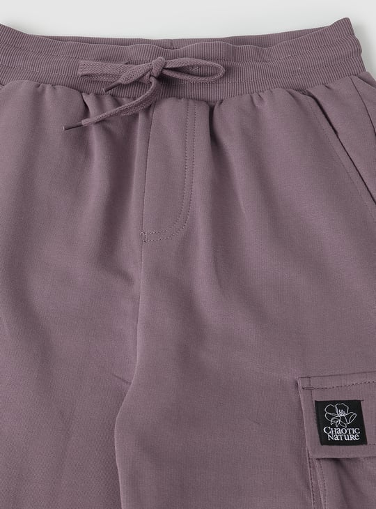 Boys Textured Joggers