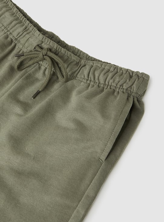 Boys Knit Solid Shorts