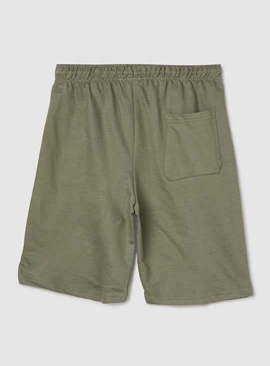 Boys Knit Solid Shorts