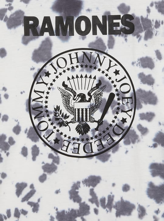 Boys Ramones Tie & Dye Print T-shirt