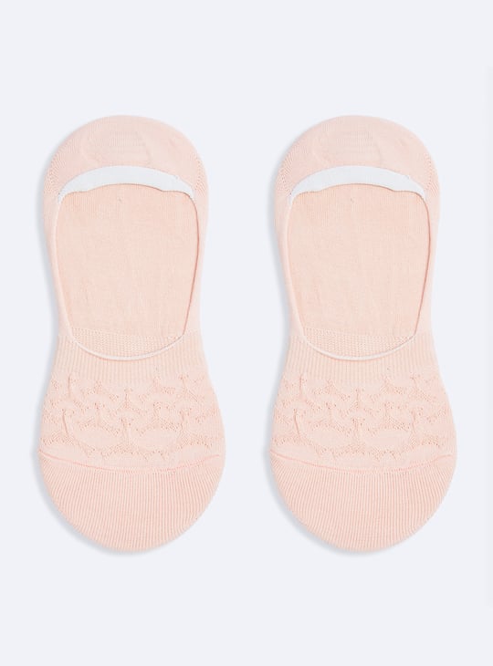 Women Patterned No Show Socks - Pack of 3