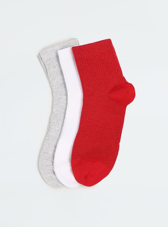 Women Assorted Ankle-Length Socks - Pack of 3