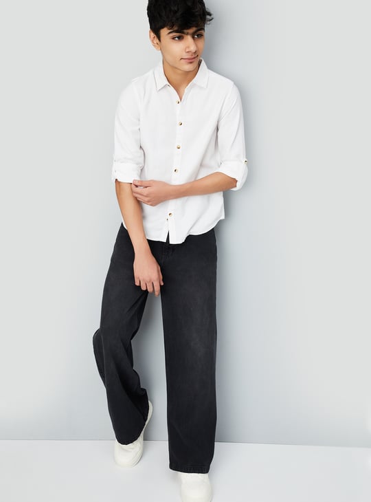 Boys Seersucker Shirt