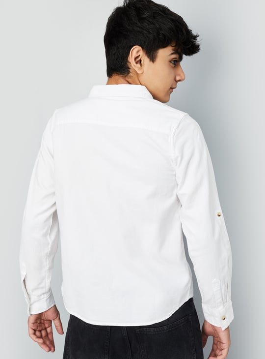 Boys Seersucker Shirt