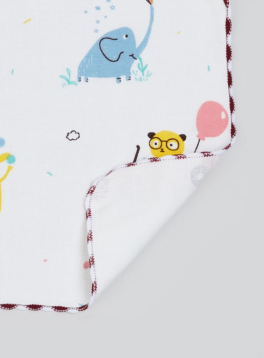 Kids Printed Handkerchief - Pack of 4