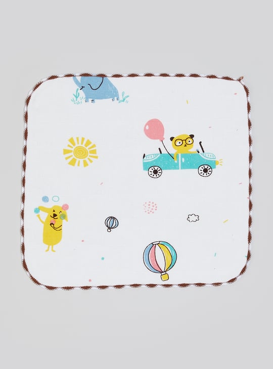 Kids Printed Handkerchief - Pack of 4