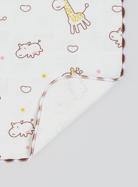 Kids Printed Handkerchief - Pack of 4