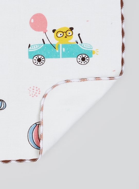 Kids Printed Handkerchief - Pack of 4