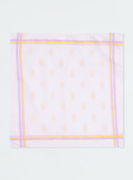 Women Assorted Woven Handkerchiefs - Pack of 6