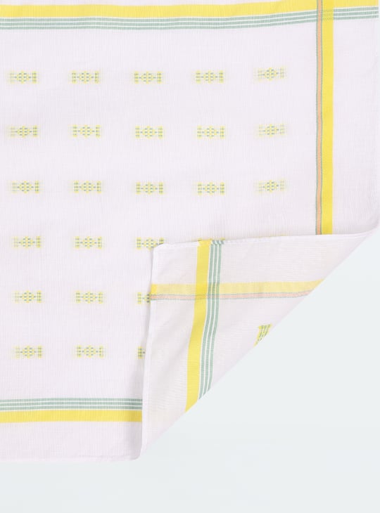 Women Assorted Woven Handkerchiefs - Pack of 6