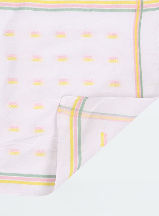 Women Assorted Woven Handkerchiefs - Pack of 6