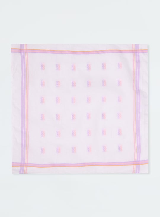 Women Assorted Woven Handkerchiefs - Pack of 6