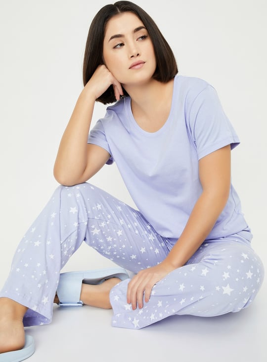 Women Printed PJ Set