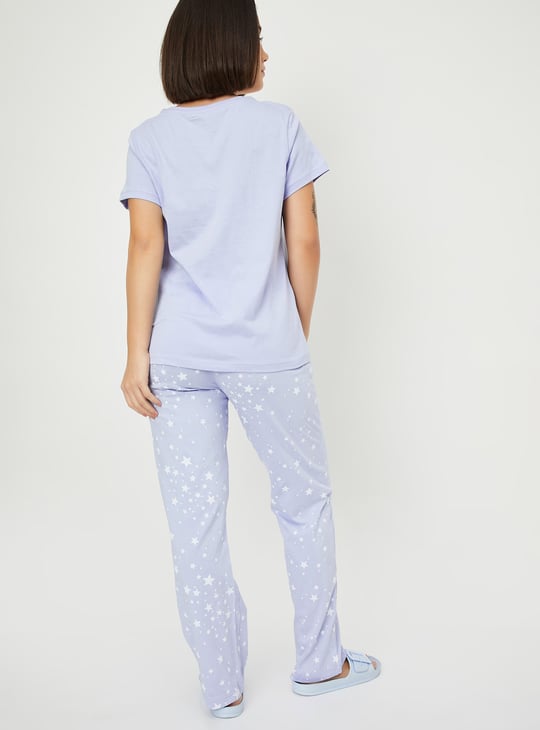 Women Printed PJ Set