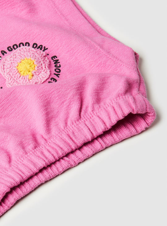 Girls Knit Top with Shorts