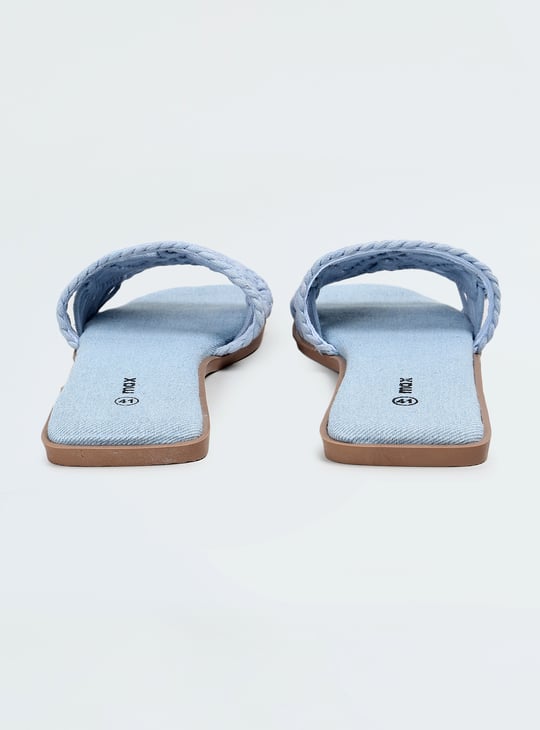 Women Macrame Knit Flats