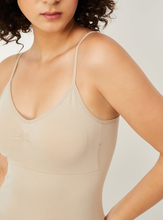 Women Solid Seamfree Padded Camisole