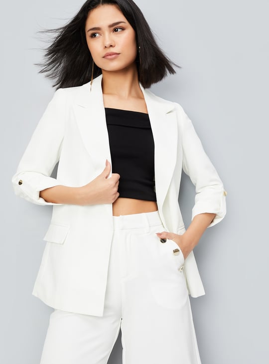 Kalki x Max Women Solid Blazer