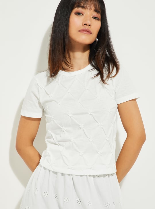 ALAYA F x URB N Women Embroidered Top