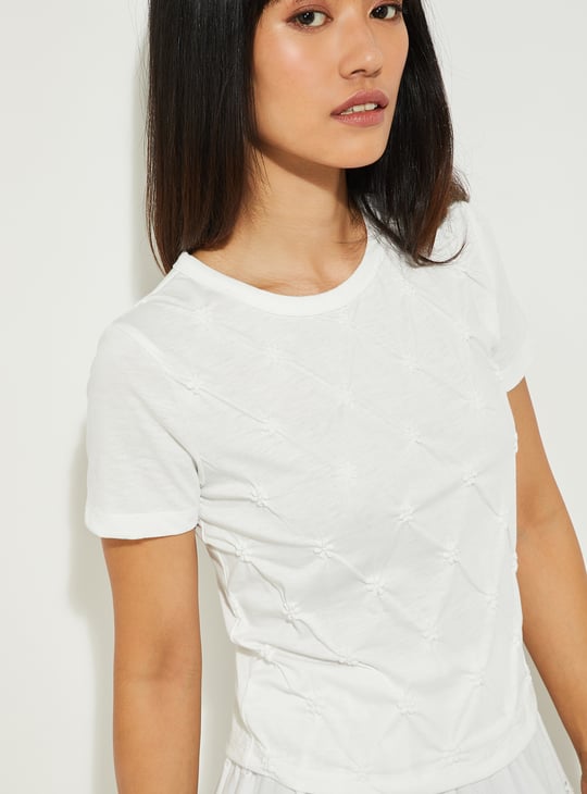 ALAYA F x URB N Women Embroidered Top