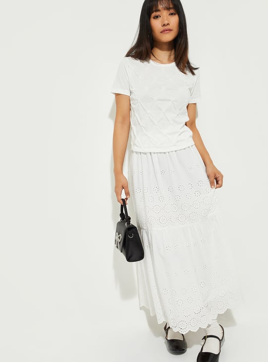 ALAYA F x URB N Women Embroidered Top