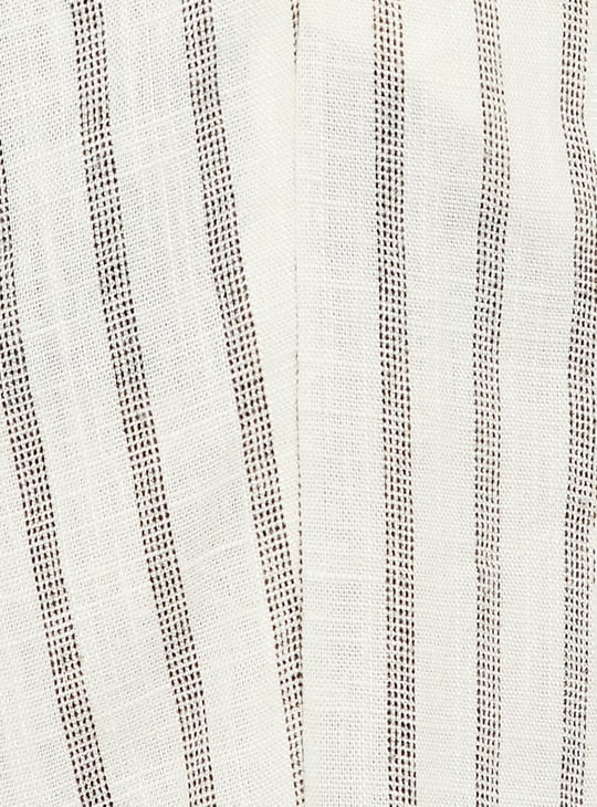 ALAYA F x URB_N Women Striped Wide Leg Trousers